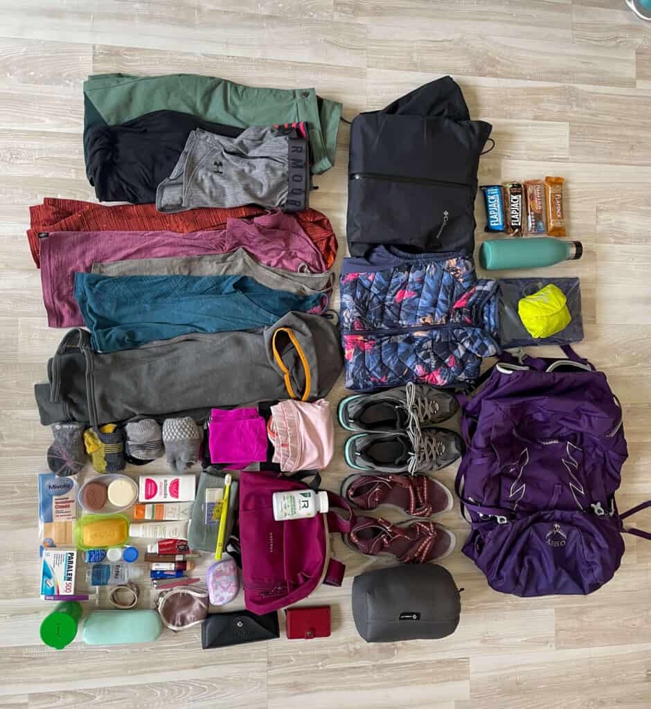 Gear list na Camino