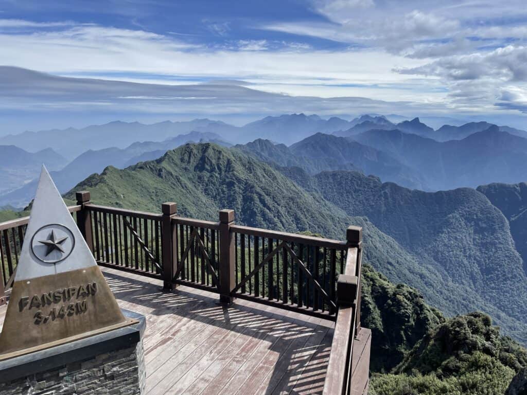 Vrchol hory Fansipan