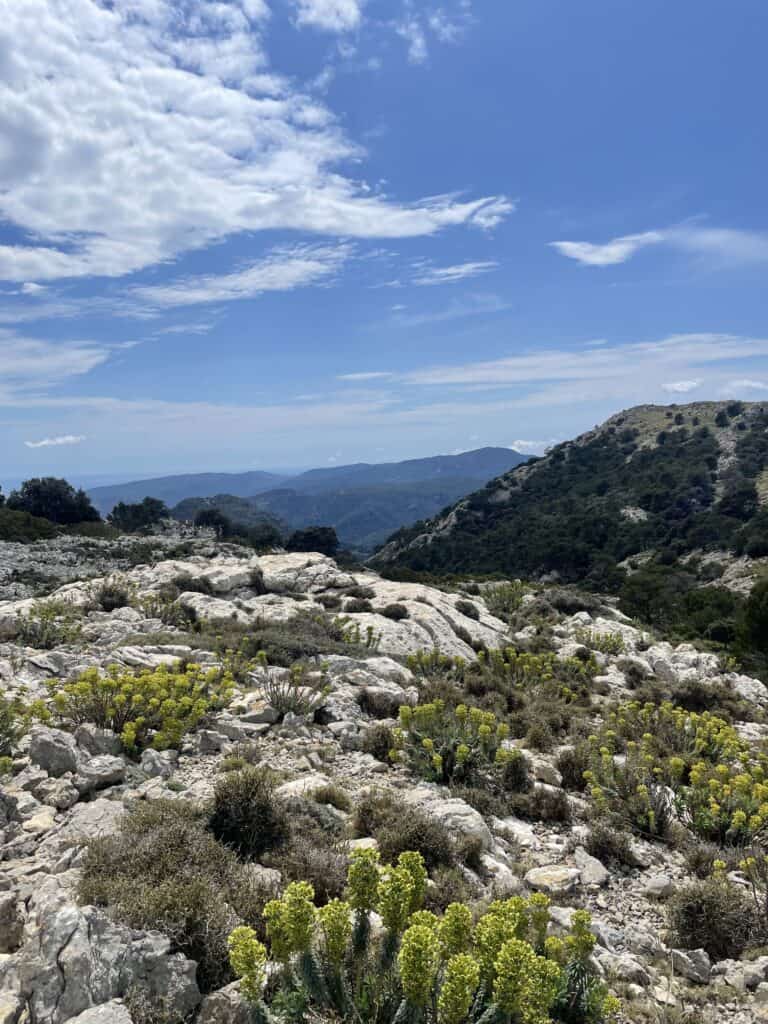 GR 221 Valldemossa - Deia, výhledy