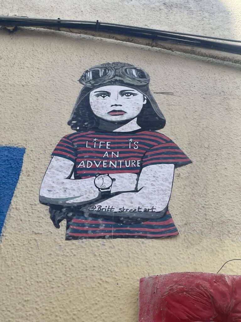 Street art od @britt_streetart