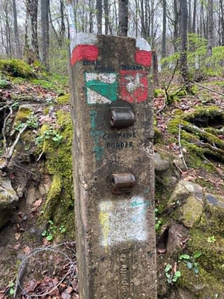 Hranice mezi Emilia-Romana a Toskánskem